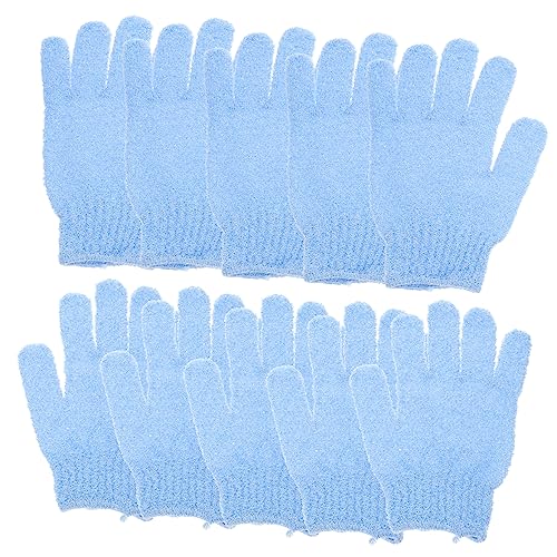 Healvian 10St Fünf-Finger-Badehandschuhe Gesichtsschrubber für das Gesicht Dusche body scale duschhandschuh Badeschwamm handtuch Peeling-Handschuhe Badeschrubber Hautpflege Wäscher Südkorea von Healvian