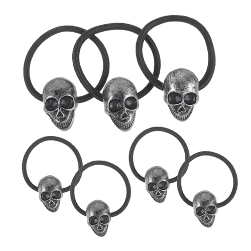 Healvian 10st Und Haars Chleife Braune Haargummis Mädchen Haarseil Dehnen Weihnachts-haarseil Netz Dehnbare Haargummis Elastisches Haarseil Haarband Retro-haargummis Harz Black von Healvian