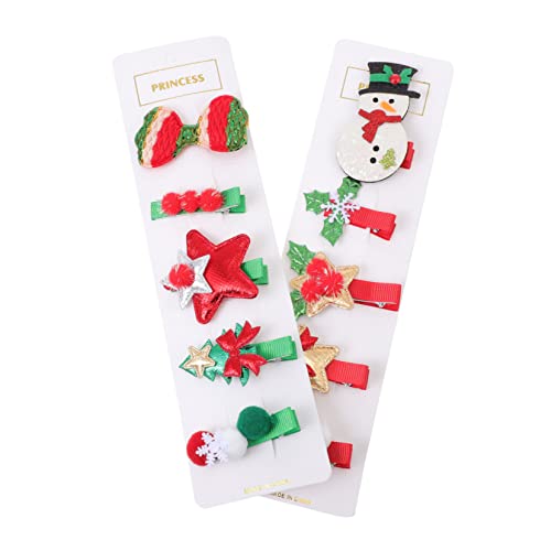 Healvian 10stücke Junge Mädchen Bogen Haarklammern Weihnachten Entzückende Haarnadeln Haar Ornamente Für Party Gebrauch von Healvian