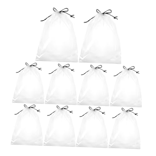 Healvian 10stücke Transparenter Schuhsack Zum Reisen Mit Kordelzug Und Tragbar Für Damen Und Herren Schuhaufbewahrungsbeutel Für Reisen Und Organisation von Healvian