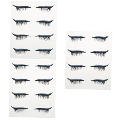 Healvian 12paare Selbstklebende Augen-make-up Aufkleber Für Frauen Wasserfeste Eyeliner Und Wimpern Sticker Einfach Anzuwenden Für Täglichen Gebrauch Leicht Und Schmerzfrei Abziehbar von Healvian