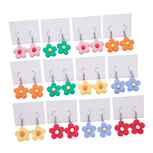 Healvian 12 Paare Blumenohrringe Farbenfrohe Baumelohrringe Leichtem Harz für Frauen Schmuckset für Sommer Partys Besondere Anlässe Healvian 12 Paare Blumenohrringe Farbenfrohe Baumelohrringe Leichtem Harz für Frauen Schmuckset für Sommer Partys Besondere Anlässe von Healvian