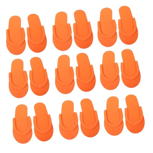 Healvian 12 Paare Einweg EVA Pediküre Slipper Weiche Elastische Spa Hausschuhe für Damen und Herren Leichte Kompakte Flipslops für Salon Spa und Gästebesuch Farben Zufällig Zufällige Farbe von Healvian