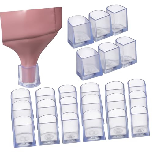 Healvian 12 Paare Transparente High Heel Schutzüberzüge Absatzschoner Strapazierfähig rutschfest Vielseitig Schuhzubehör für Damen Schuhe Schutz vor Gras Schlamm und Unebenheiten von Healvian