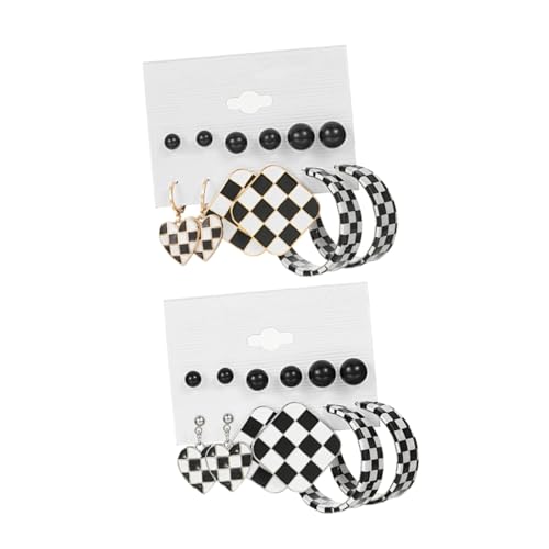 Healvian 12paare Geometrische Streifen Ohrringe Für Frauen Leichte Und Bequeme Ohrstecker Für Alltag Partys Und Besondere Anlässe Als Zu Jubiläen Und Feiertagen von Healvian