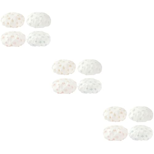 Healvian 3er-set Duschhut Badekappe für Erwachsene Badetuch für Frauen Make-up-hut Verstellbar Duschhut Haar Bequem und 4 Stück X 3 von Healvian