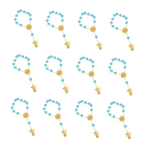 Healvian 12stücke Armbänder Verstellbare Handketten Für Erwachsene Blau Langlebigen Materialien Für Religiöse Anlässe Und Taufen von Healvian