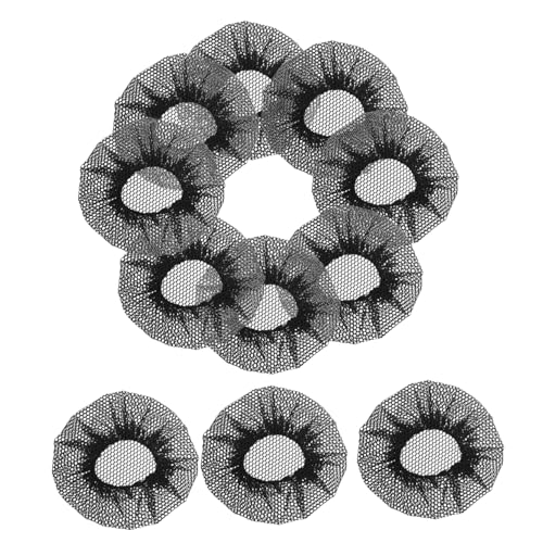 Healvian 12stücke Schlaf Haarnetz Für Frauen Mesh Haarabdeckung Zum Schlafen Elastische Netz-haarwickel Für Dutt Und Verschiedene Frisuren von Healvian