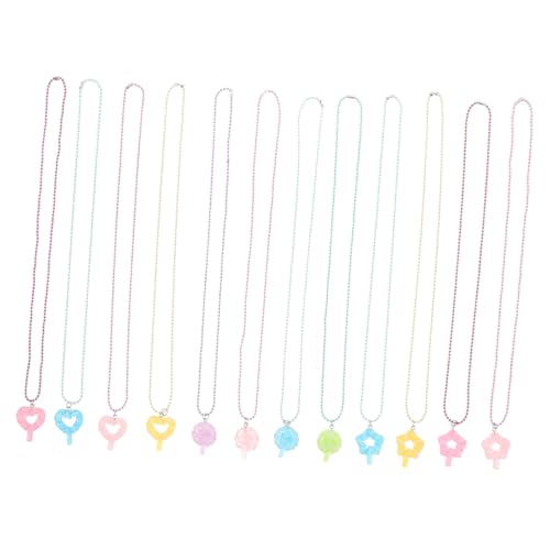 Healvian 12 Stück Partydekorationen Für Partygeschenke Für Mädchen Candy Party Decorations Schmuck Für Mädchen Schmuckhalskette Kinderpartyzubehör Schmuck Kit von Healvian