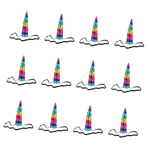 Healvian 12stücke Einhorn Haarreif Für Junge Mädchen Weihnachts Stirnband Mädchen Einhorn Kopfbedeckung Party Zubehör Haar Accessoires von Healvian