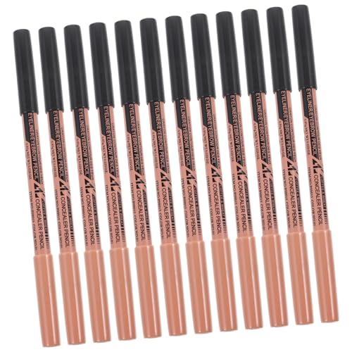 Healvian 12 Stück Teiliges Augenbrauen und Concealer Stift Enden Wasserfest Präzise Spitze Leicht und Tragbar Make Up Werkzeug für Frauen Perfektes Augenbrauen und Hautabdeckungs Kit von Healvian