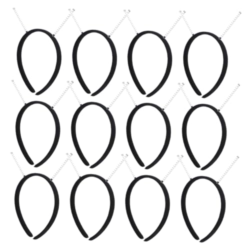 Healvian 12 Stück Teiliges DIY Stirnband mit Federn Schwarzes Haarband für Damen Vielseitiges Party und Bühnenaccessoire Stabile für Karneval Halloween und Kreative Haargestaltung Healvian 12 Stück Teiliges DIY Stirnband mit Federn Schwarzes Haarband für Damen Vielseitiges Party und Bühnenaccessoire Stabile für Karneval Halloween und Kreative Haargestaltung von Healvian