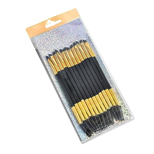 Healvian 12 Stück Teiliges Doppelkopf Mascara Pinselset Spiralförmiger Wimpernroller Augenbrauenkamm für Präzises Make Up für Professionellen Salon und Zuhause von Healvian