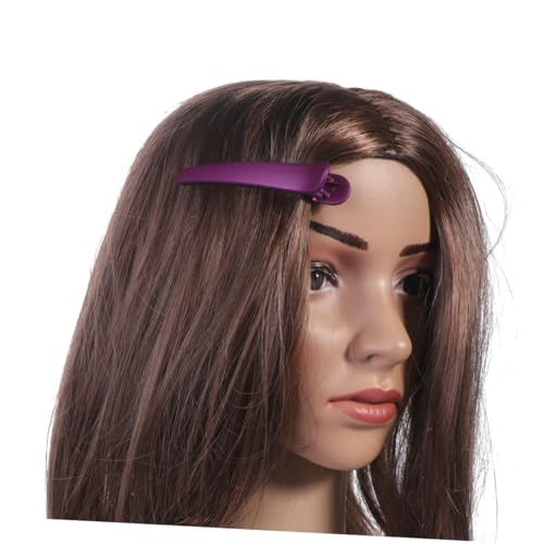 Healvian 12 Stück Teiliges Entenschnabel Haarspangen aus Langlebigem Kunststoff Große Alligator Clips für Damen Rutschfeste Friseur Haarclips für Styling Färben und Gesichtspflege Geeignet von Healvian