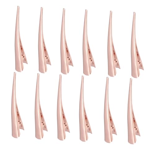 Healvian 12 Stück Teiliges Große Rutschfeste Haarklammern Aus Roségold Für Haarstyling Und Abteilen Strapazierfähige Duckbill Clips Für Friseursalons Und Tägliche Anwendung Healvian 12 Stück Teiliges Große Rutschfeste Haarklammern Aus Roségold Für Haarstyling Und Abteilen Strapazierfähige Duckbill Clips Für Friseursalons Und Tägliche Anwendung von Healvian
