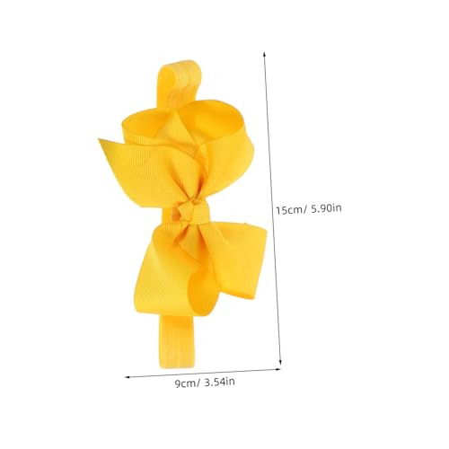 Healvian 12 Stück Teiliges Haarband mit Schleifen Weiche Leichte Haarbänder für Neugeborene und Kleinkinder Farbenfrohe Haarschmuck Accessoires für Fotoshootings und Besondere Anlässe von Healvian