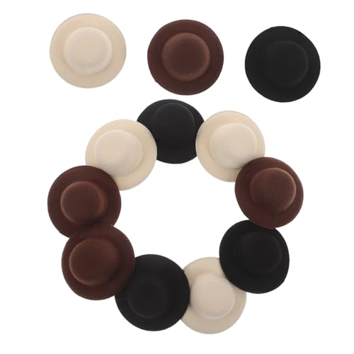 Healvian 12 Stück Teiliges Mini-top-hut Haarclip Retro Cowgirl Stil Sichere Haarklammern für Damen Vielseitig Einsetzbar bei Partys Teegesellschaften und Kostüm-events Komfortabel und von Healvian