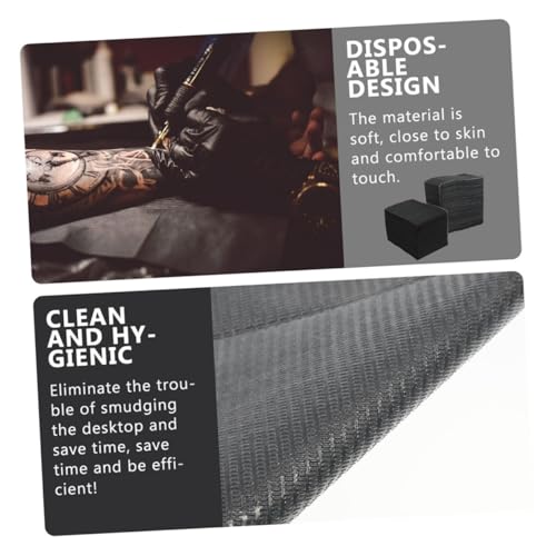 Healvian 125 Stück Teiliges Maniküre Einweg Tischdecke Nagelpflege Pad mit Hoher Saugfähigkeit Wasserabweisend für Salon Nail Art Schutz vor Verschmutzung und Feuchtigkeit von Healvian