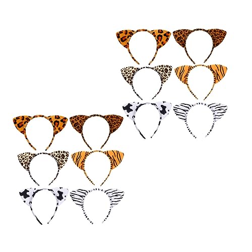 Healvian 12stücke Stirnbänder Tierische Haarband Mit Tierohren Stirnband Dekorativ Kopfbedeckung Für Party Und Festivals von Healvian