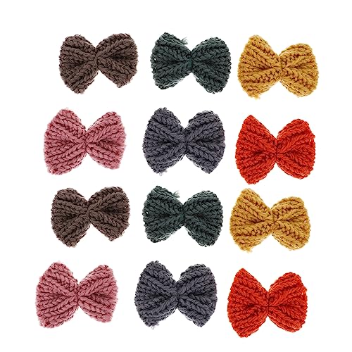 Healvian Gestrickte Bowknots 12pcs Set Faux Material Schuhe Bowknot Schmuck Haar-accessoire von Healvian