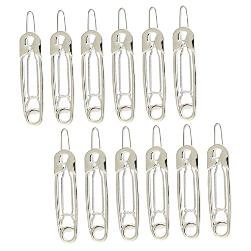 Healvian 12stücke Sicherheitsnadeln Haarschmuck Haarklammern Für Frauen Und Mädchen Metall-haarspangen Mit Druckknopf-design Langlebig Und Verschleißfest Für Verschiedene Frisuren Und von Healvian
