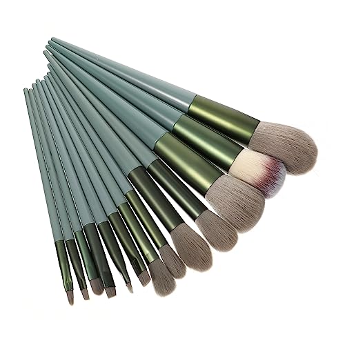 Healvian 13 Stück Teiliges Make Up Pinsel Set für Damen Weiche Synthetische Foundation und Gesichtspinsel Vielseitig für Konturierung Blending Schattierung und Highlighting für Tägliches von Healvian