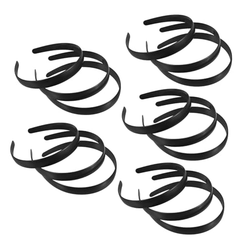 Healvian 15 Stück Teiliges Haarband aus Robustem Kunststoff Leicht und Bequem Zähne Schlichtes Design für DIY Basteln Partys und Täglichen Gebrauch Geeignet für Mädchen und Kleinkinder von Healvian