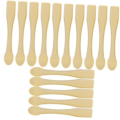 Healvian 15 Stück Teiliges Kosmetikspatel aus Kunststoff Makeup Mask Löffel für Gesichtcreme Hautpflege Tool zum Sauberen Entnehmen und Auftragen von Cremes für Zuhause und Reise von Healvian