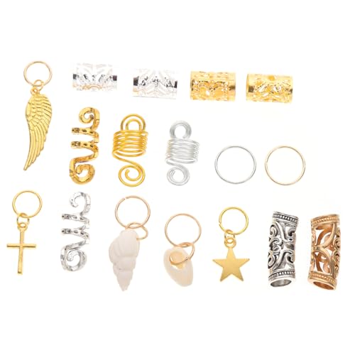 Healvian 159stücke Teiliges Haarzubehör Mit Haarschmuck Dreadlock Ringen Und Perlen Für Kreative Frisuren Für Partys Hochzeiten Und Festivals von Healvian