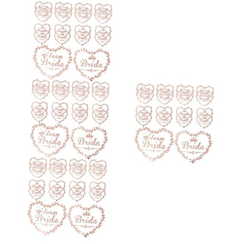 Healvian 160stücke Brautjungfern Tattoos Aufkleber Temporäre Hochzeit Tattoos Für Junggesellinnenabschied Brautparty Hautfreundliches Material Kreative Party Deko Für Hochzeitsfeiern von Healvian