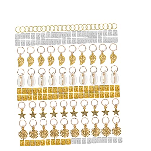Healvian 164 Stück Teiliges Dreadlocks Zubehörset Metallringe Haarschmuck für Kreative Frisuren für Dreadlocks und Zöpfe Leicht und Dekorativ von Healvian