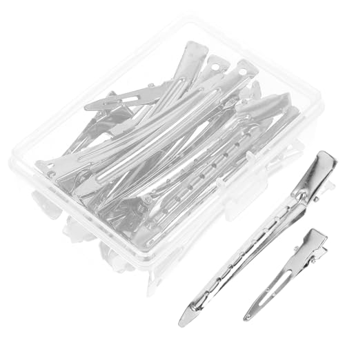 Healvian 17stücke Teiliges Haarklammern Für Frauen Metall Alligator-haarclips Mit Aufbewahrungsbox Für Friseure Haarstyling Und Präzises Abteilen Von Haaren von Healvian