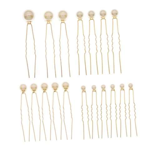 Healvian 18stücke Haarnadeln Mit Perlen Für Hochzeit Haarschmuck Für Frauen Geeignet Für Dicke Haare Verschiedene Frisuren von Healvian