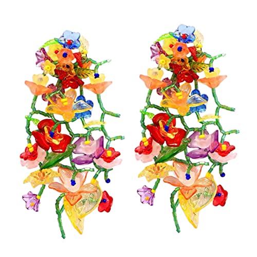 Healvian 1Paar Farbige Herz Ohrhänger mit Dekorative Ohr Dangler für Damen Perfektes Schmuck für Partys Healvian 1Paar Farbige Herz Ohrhänger mit Dekorative Ohr Dangler für Damen Perfektes Schmuck für Partys von Healvian