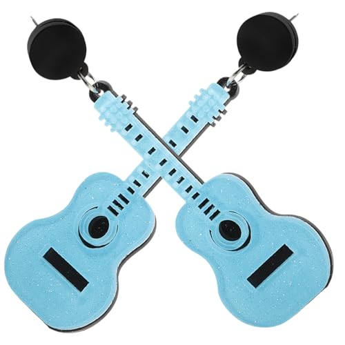 Healvian 1Paar Gitarre Form Ohrringe Für Frauen Übertriebene Acrylohrringe Im Hip Hop Auffälliger Ohrschmuck Für Partys Besondere Anlässe Kreatives Für Musikliebhaber von Healvian