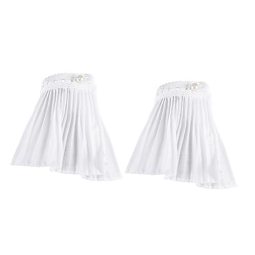 Healvian Abnehmbare Mesh Spitze Ärmel Für Frauen Stilvolle Erweiterung Für Blusen Kleider Und Pullover Bequeme Und Atmungsaktive Manschetten Weiß von Healvian