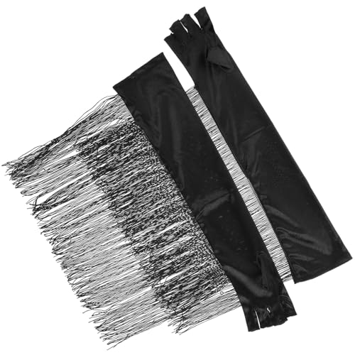 Healvian 1paar Lange Damenhandschuhe Elastischem Samt Für Hochzeiten Partys Und Kostüme Stilvolle Accessoires Für Besondere Anlässe von Healvian