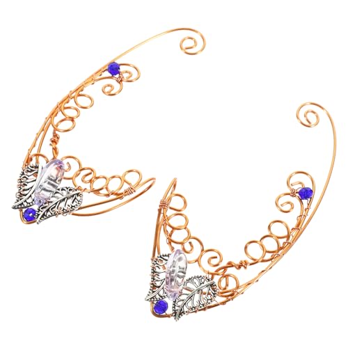 Healvian 1Paar Ohrmanschetten Für Damen Nicht Durchdringende Ear Leichte Ohrringe Für Verschiedene Outfits Handgefertigte Ohrringe Für Partys Cosplay Freizeit von Healvian