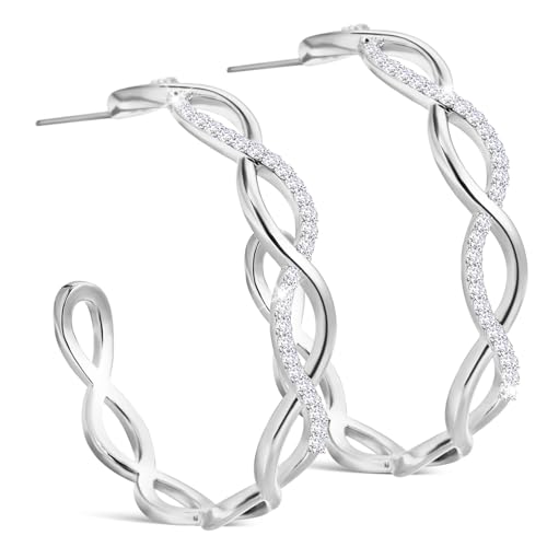 Healvian 1Paar Ohrringe mit Creolen für Frauen Robust Leicht Elegantes Design für Täglichen Gebrauch von Healvian