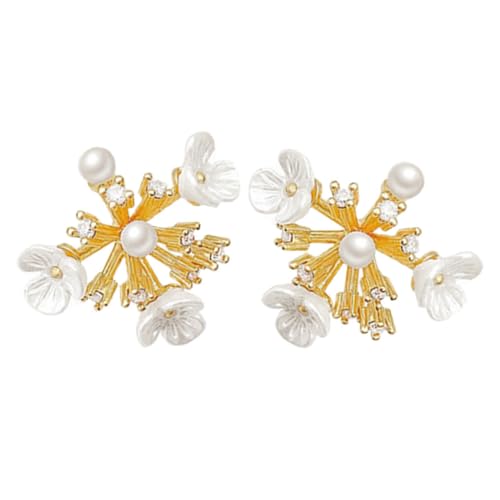 Healvian 1Paar Ohrstecker für Damen Ästhetische Ohrringe Blumenform für Partys Besondere Anlässe Eleganter Ohrschmuck für Modisches Accessoire Healvian 1Paar Ohrstecker für Damen Ästhetische Ohrringe Blumenform für Partys Besondere Anlässe Eleganter Ohrschmuck für Modisches Accessoire von Healvian