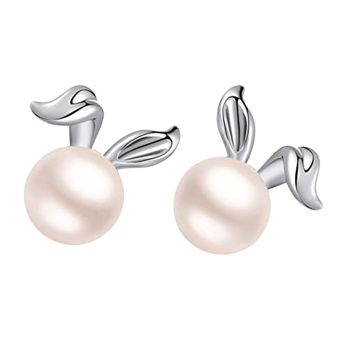 Healvian 1Paar Perlenohrringe Kaninchenohren Ohrringe für Asymmetrisches Design mit Süßwasserperlen für Frauen Ohrstecker Healvian 1Paar Perlenohrringe Kaninchenohren Ohrringe für Asymmetrisches Design mit Süßwasserperlen für Frauen Ohrstecker von Healvian