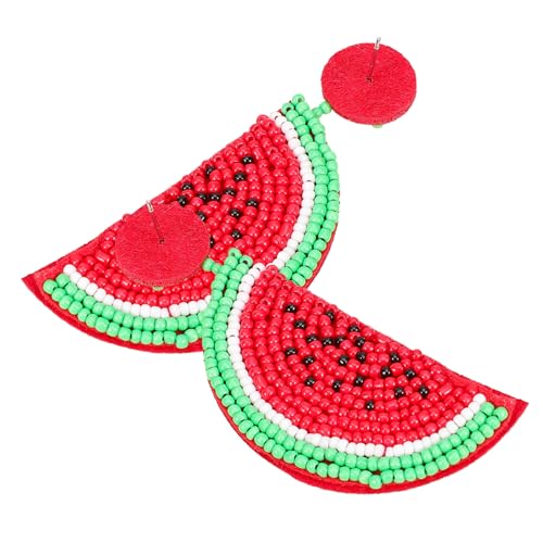Healvian 1Paar Stilvolle Ohrhänger Wassermelonen Design Zarter Ohrschmuck Für Lustige Ohrringe Für Partys Modenschauen Besondere Anlässe Hochwertiges Material Langlebig Healvian 1Paar Stilvolle Ohrhänger Wassermelonen Design Zarter Ohrschmuck Für Lustige Ohrringe Für Partys Modenschauen Besondere Anlässe Hochwertiges Material Langlebig von Healvian