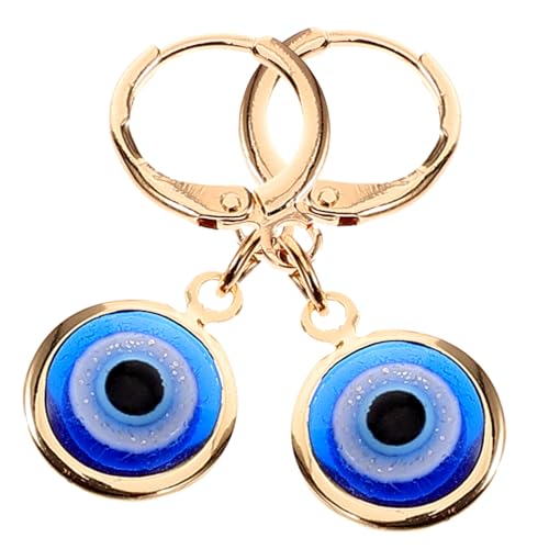 Healvian 1Paar Türkische Augen Ohrhänger Kreative Eye Eardrop Ohrringe Für Damen Schmuckanhänger Im Stilvollen Design Perfektes Accessoire von Healvian