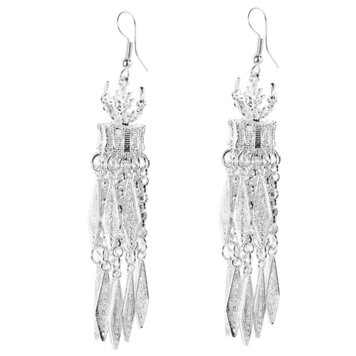 Healvian 1Paar Vintage Ethno Ohrringe Damen Lange Quasten Ohrhänger Leichter Legierung Tropfenohrringe für Hochzeiten Partys Boho Schmuck Healvian 1Paar Vintage Ethno Ohrringe Damen Lange Quasten Ohrhänger Leichter Legierung Tropfenohrringe für Hochzeiten Partys Boho Schmuck von Healvian