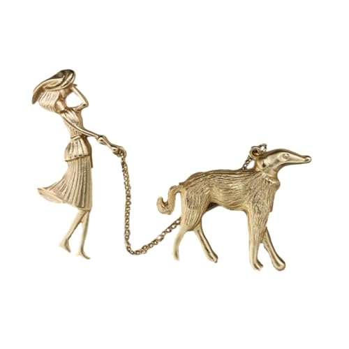 Healvian 1Pc Brosche Pin Walking Tier Anzug Frauen Charms Brosche Anstecknadel Broschen Pin Schmuck Pins Und Broschen Pin Brosche Golden von Healvian