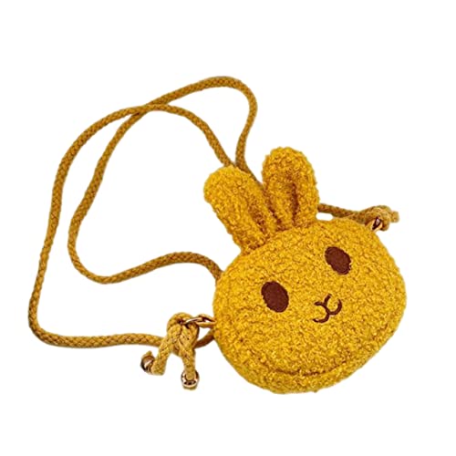 Healvian Münzen Beutel Cartoon Hasentasche Schultertasche Münztasche Umhängetasche Für Mädchen Mädchentasche Junge Mädchen Geldbörse Mit Verstellbarem Schultergurt von Healvian