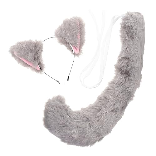 Healvian 1Satz Flauschiges Fuchs Ohr Stirnband mit Teiliges Kostümzubehör für Cosplay Partys Festivals für Damen Süßes Tierdesign Perfektes Healvian 1Satz Flauschiges Fuchs Ohr Stirnband mit Teiliges Kostümzubehör für Cosplay Partys Festivals für Damen Süßes Tierdesign Perfektes von Healvian