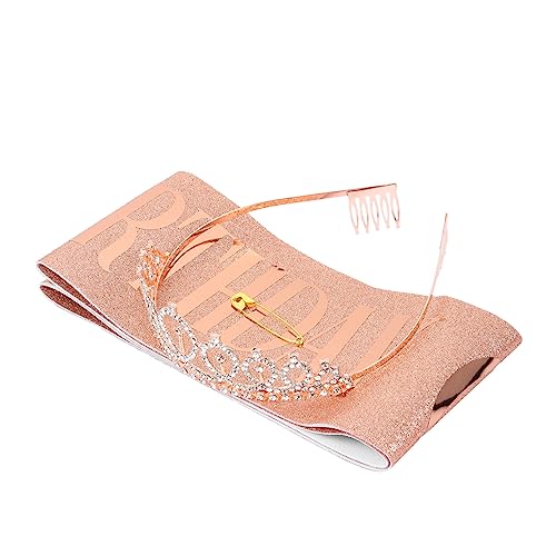 Healvian Geburtstagsparty Krone Stirnband Aus Party Dekorative Krone Stirnband Geburtstagsparty Schärpe Party Dressing Accessoires Für Mädchen von Healvian