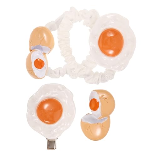 Healvian 1Satz Haarspangen Mit Cartoon Ei Design Lustige Haarnadeln Für Leicht Tragbar Für Partys Haarschmuck von Healvian