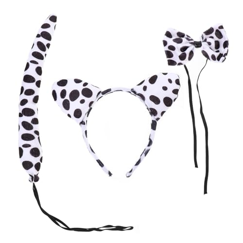 Healvian 1Satz Tier Cosplay Kostüm Hund Haarreif mit Fliege für Erwachsene für Fasching Partys Besondere Anlässe Hochwertigem Leichtem Material Healvian 1Satz Tier Cosplay Kostüm Hund Haarreif mit Fliege für Erwachsene für Fasching Partys Besondere Anlässe Hochwertigem Leichtem Material von Healvian